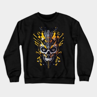 Mecha Skull S01 D67 Crewneck Sweatshirt